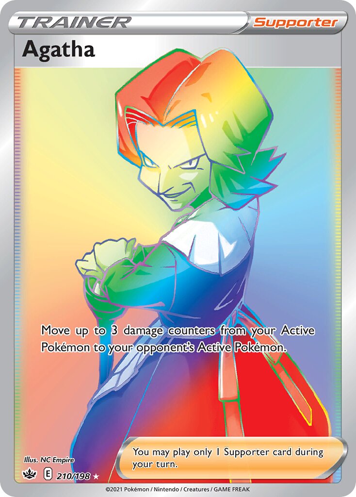 Agatha 210/198 — Chilling Reign (English Pokémon TCG card)