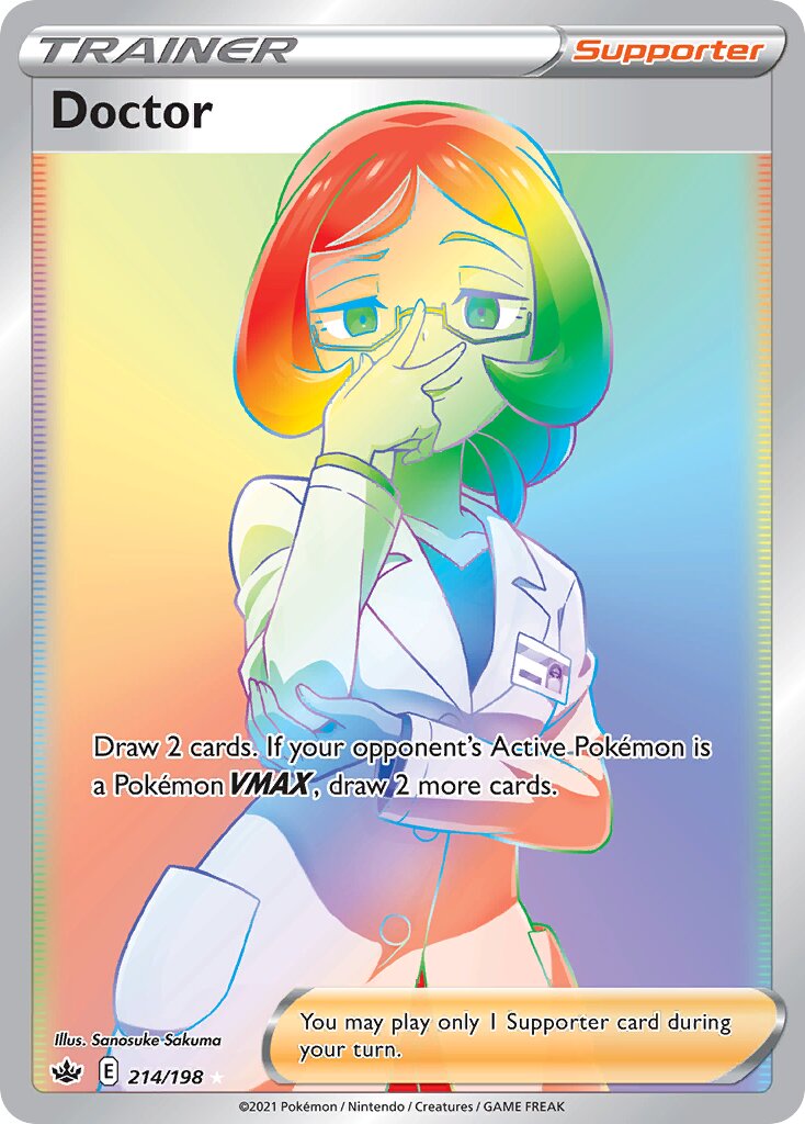 Doctor 214/198 — Chilling Reign (English Pokémon TCG card)