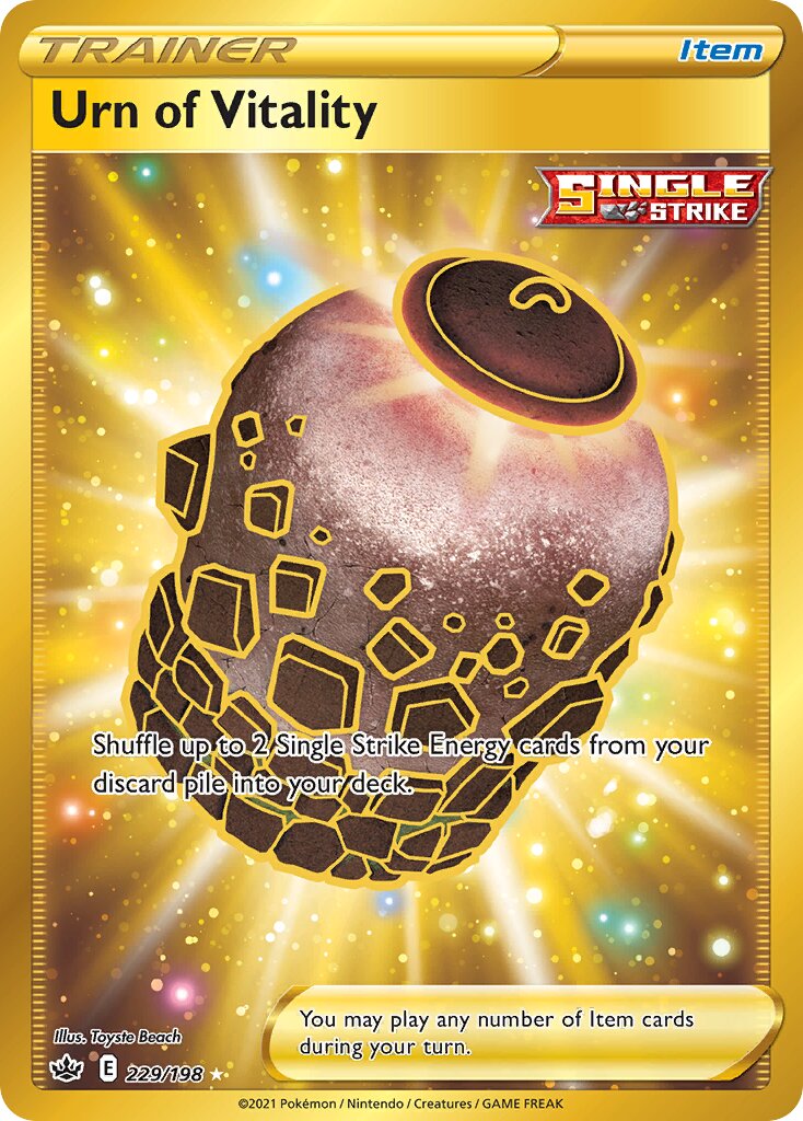 Urn of Vitality 229/198 — Chilling Reign (English Pokémon TCG card)