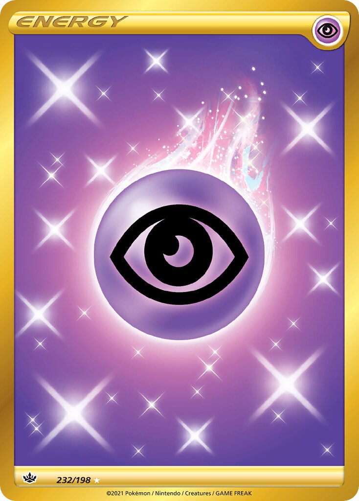 Psychic Energy 232/198 — Chilling Reign (English Pokémon TCG card)