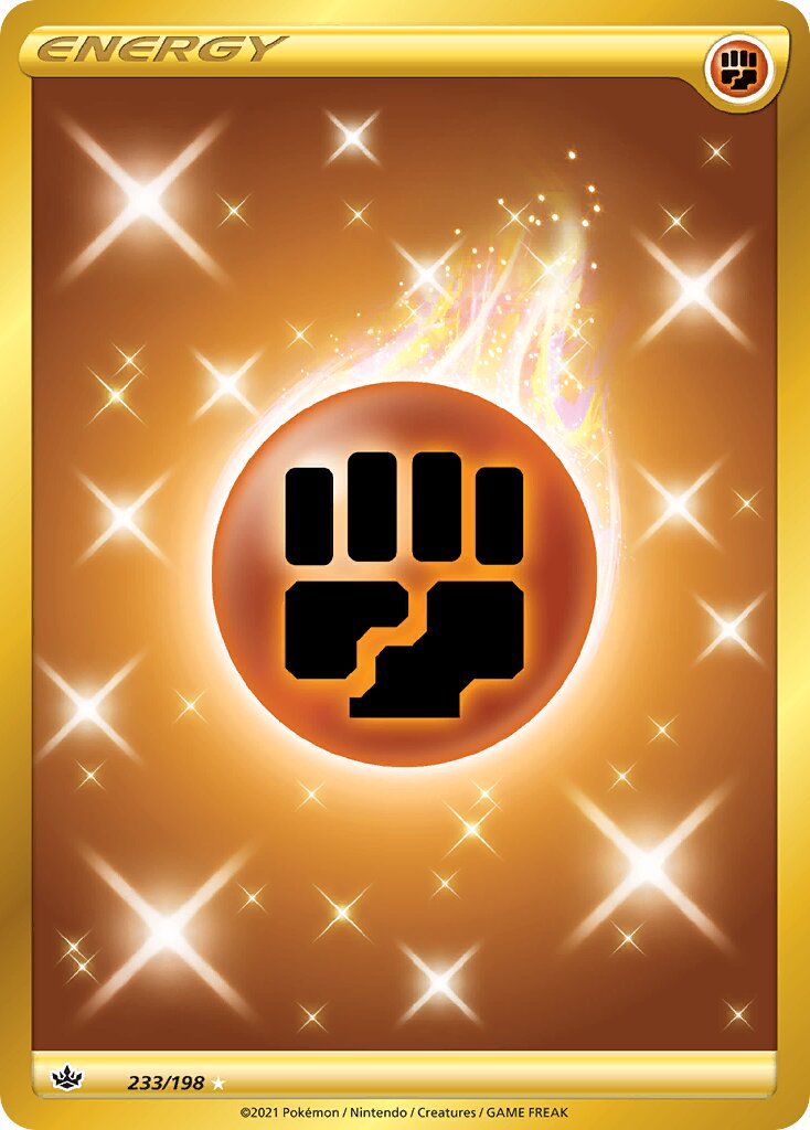Fighting Energy 233/198 — Chilling Reign (English Pokémon TCG card)