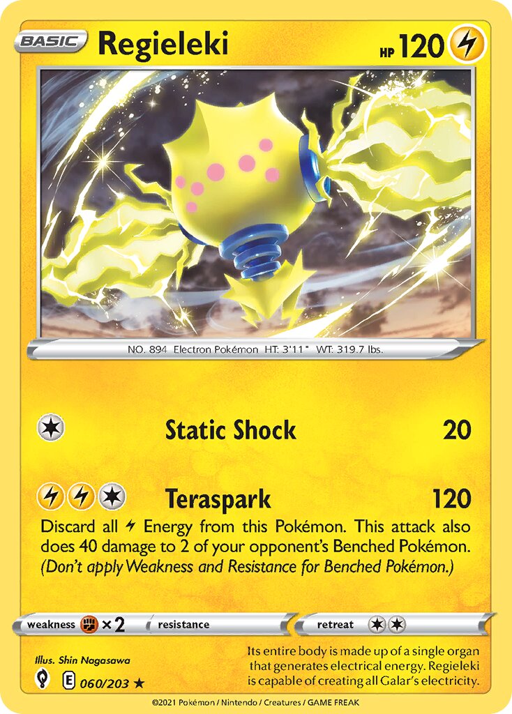 Regieleki 060/203 — Evolving Skies (English Pokémon TCG card)