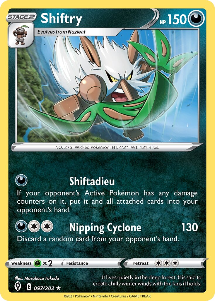Shiftry 097/203 — Evolving Skies (English Pokémon TCG card)