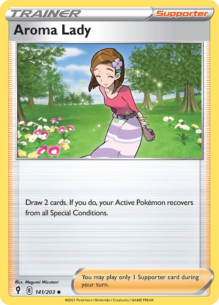 Aroma Lady 141/203 — Evolving Skies (English Pokémon TCG card)