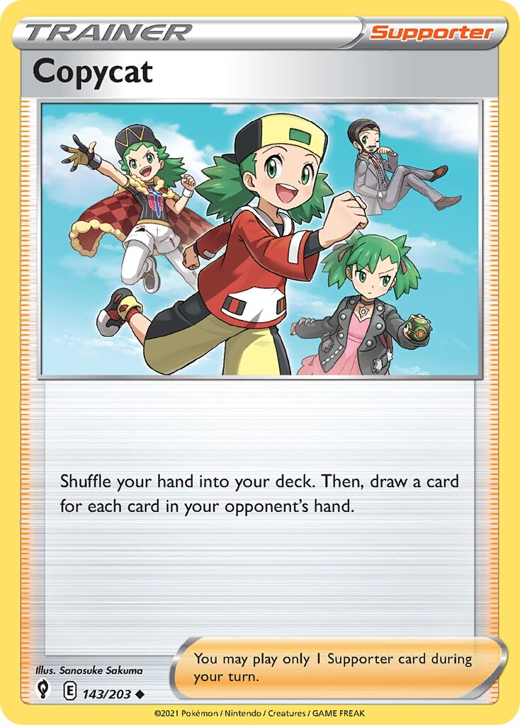 Copycat 143/203 — Evolving Skies (English Pokémon TCG card)