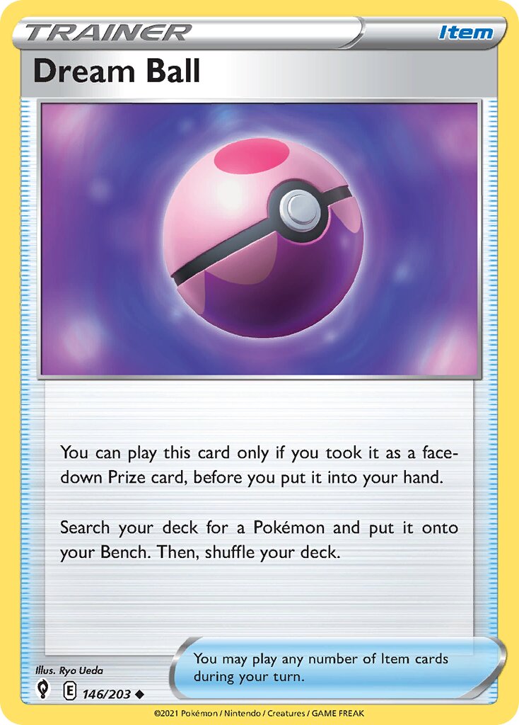 Dream Ball 146/203 — Evolving Skies (English Pokémon TCG card)
