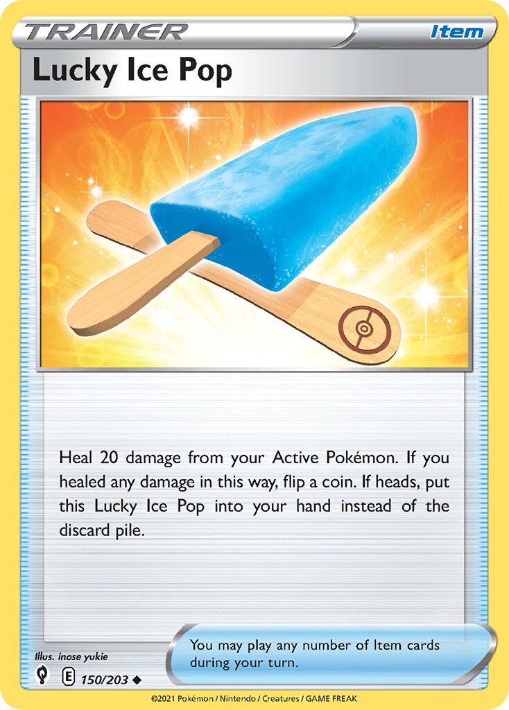 Lucky Ice Pop 150/203 — Evolving Skies (English Pokémon TCG card)