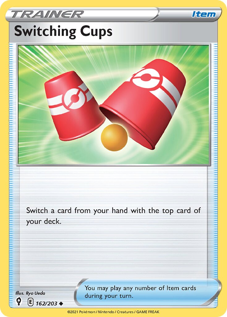 Switching Cups 162/203 — Evolving Skies (English Pokémon TCG card)