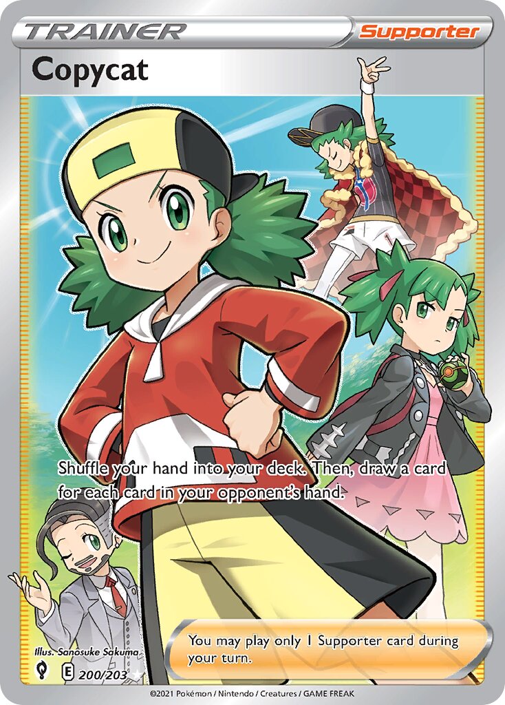 Copycat 200/203 — Evolving Skies (English Pokémon TCG card)