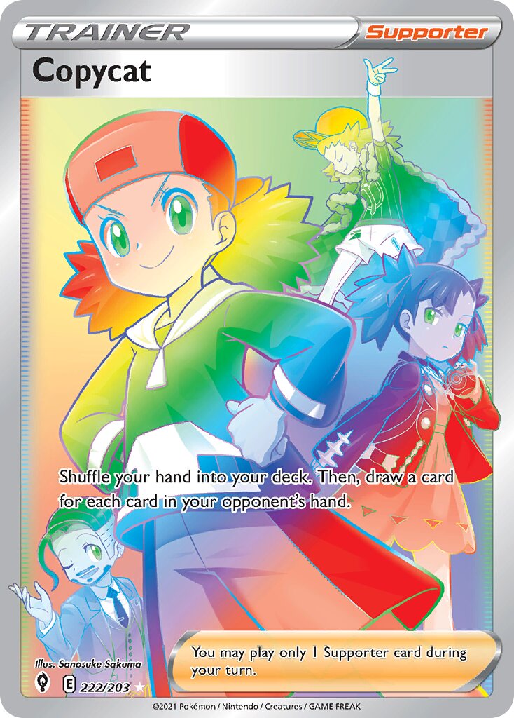 Copycat 222/203 — Evolving Skies (English Pokémon TCG card)