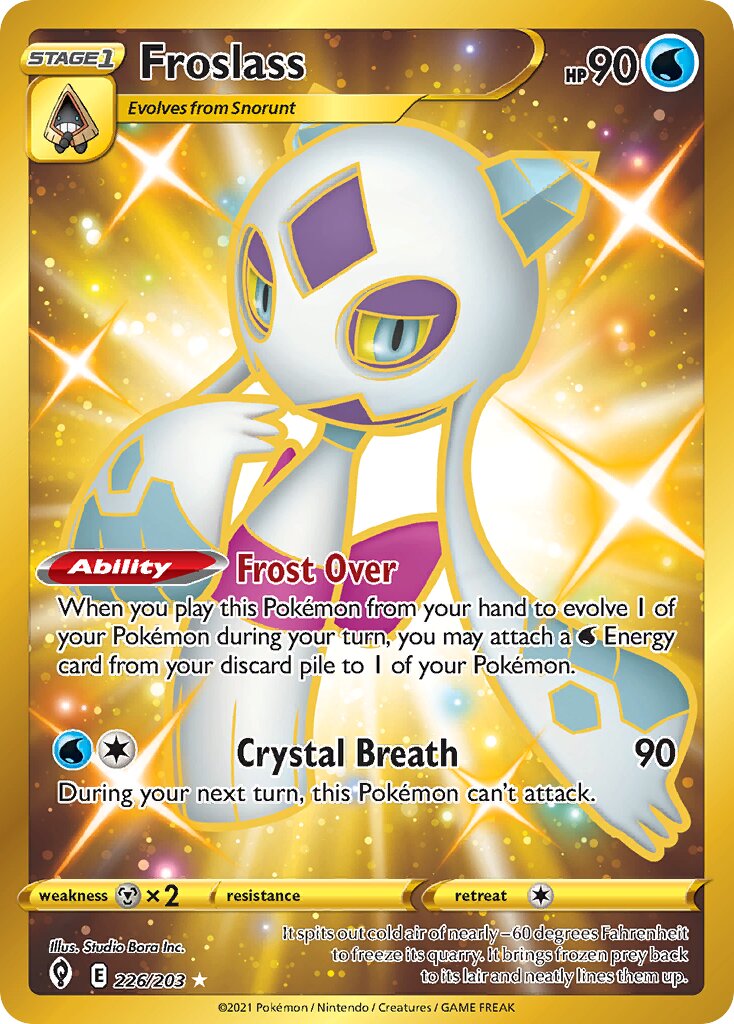 Froslass 226/203 — Evolving Skies (English Pokémon TCG card)