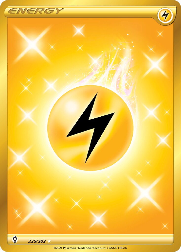 Lightning Energy 235/203 — Evolving Skies (English Pokémon TCG card)