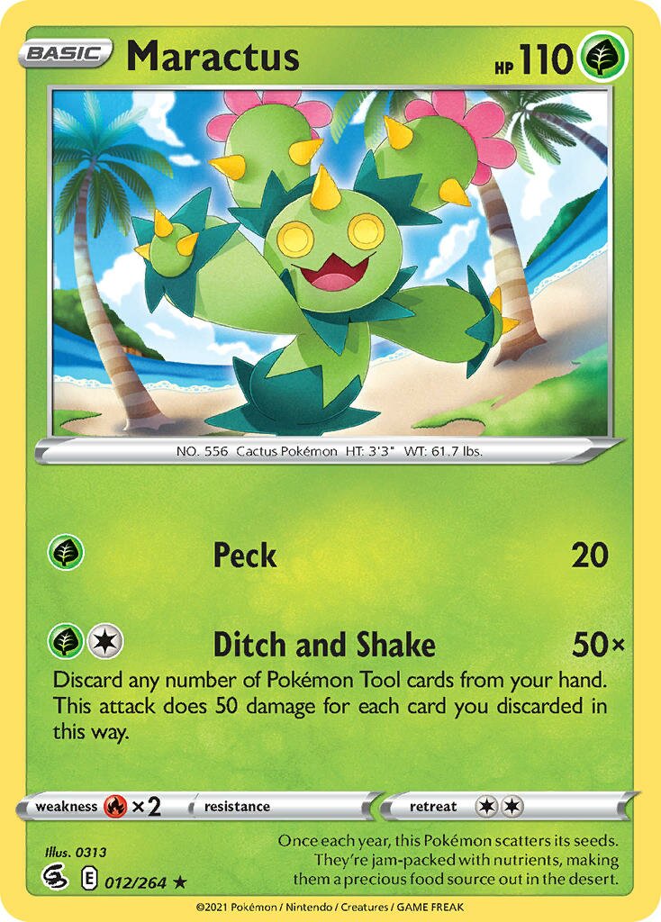 Maractus 012/264 — Fusion Strike (English Pokémon TCG card)