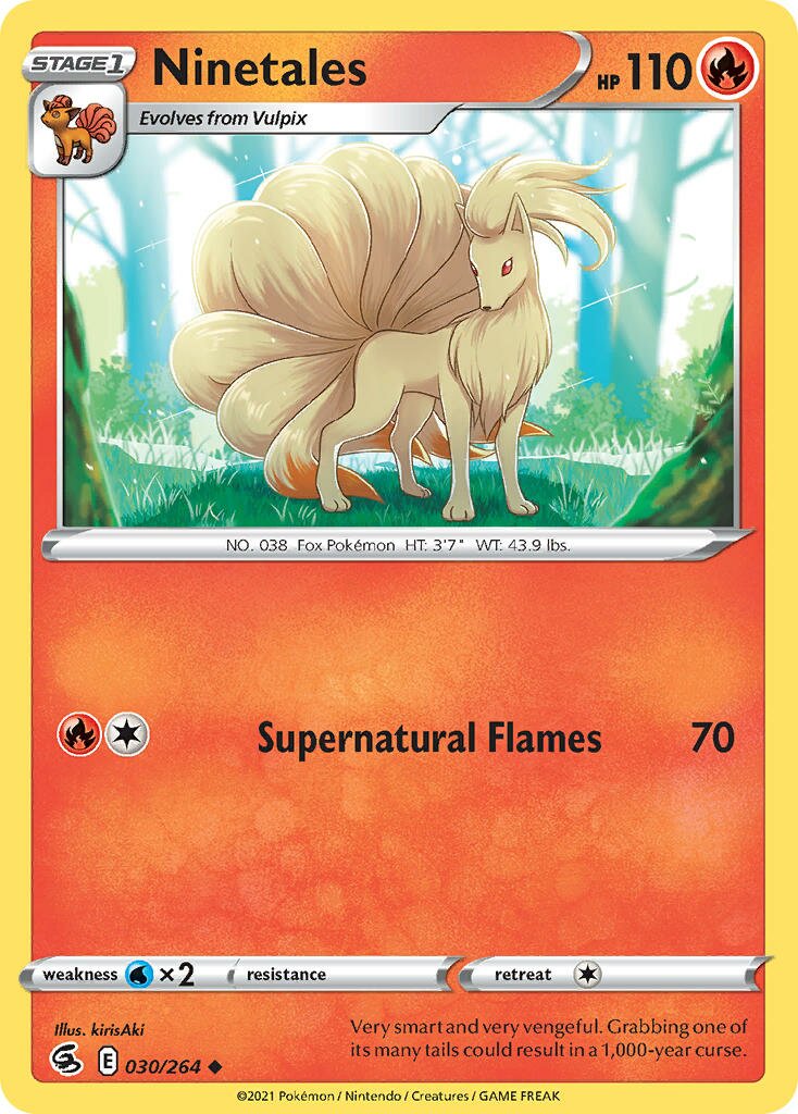 Ninetales 030/264 — Fusion Strike (English Pokémon TCG card)