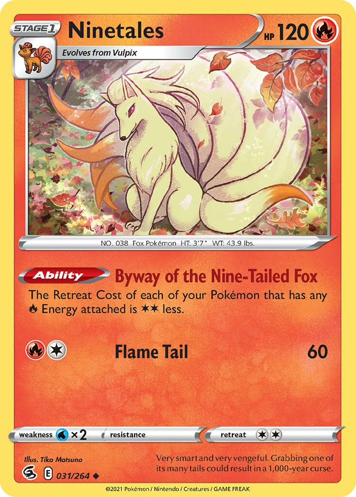 Ninetales 031/264 — Fusion Strike (English Pokémon TCG card)