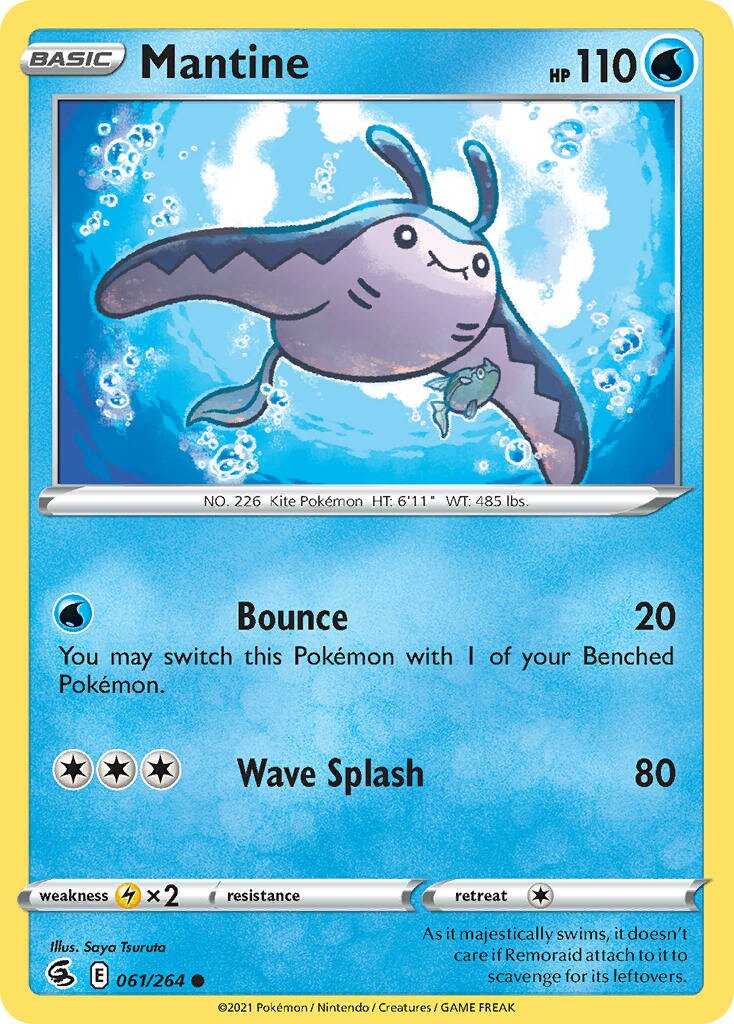 Mantine 061/264 — Fusion Strike (English Pokémon TCG card)
