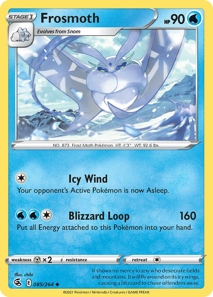 Frosmoth 085/264 — Fusion Strike (English Pokémon TCG card)