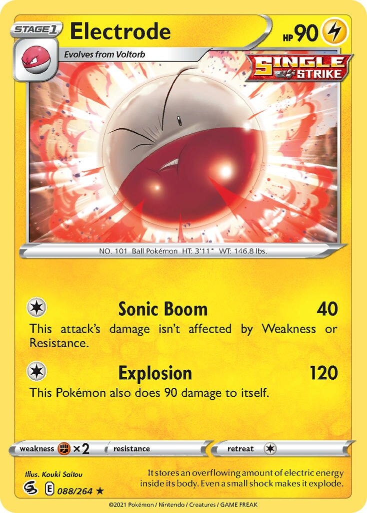 Electrode 088/264 — Fusion Strike (English Pokémon TCG card)