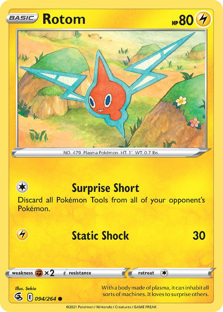 Rotom 094/264 — Fusion Strike (English Pokémon TCG card)