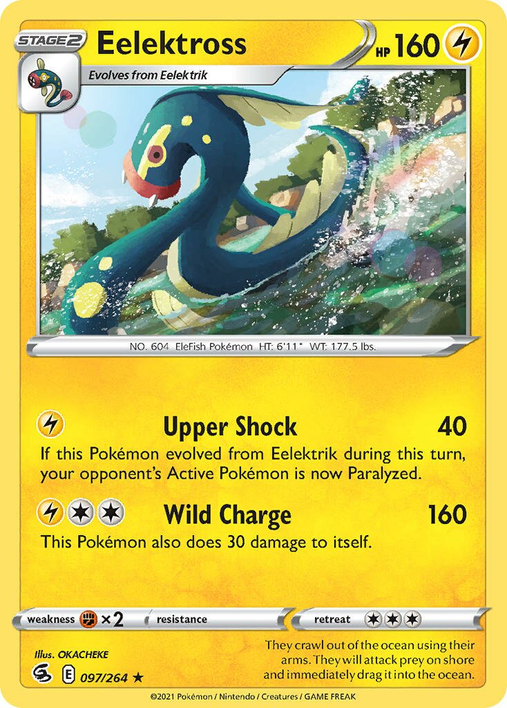 Eelektross 097/264 — Fusion Strike (English Pokémon TCG card)