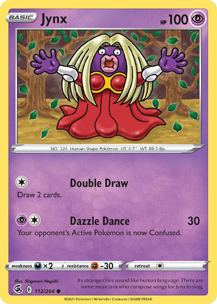 Jynx 112/264 — Fusion Strike (English Pokémon TCG card)