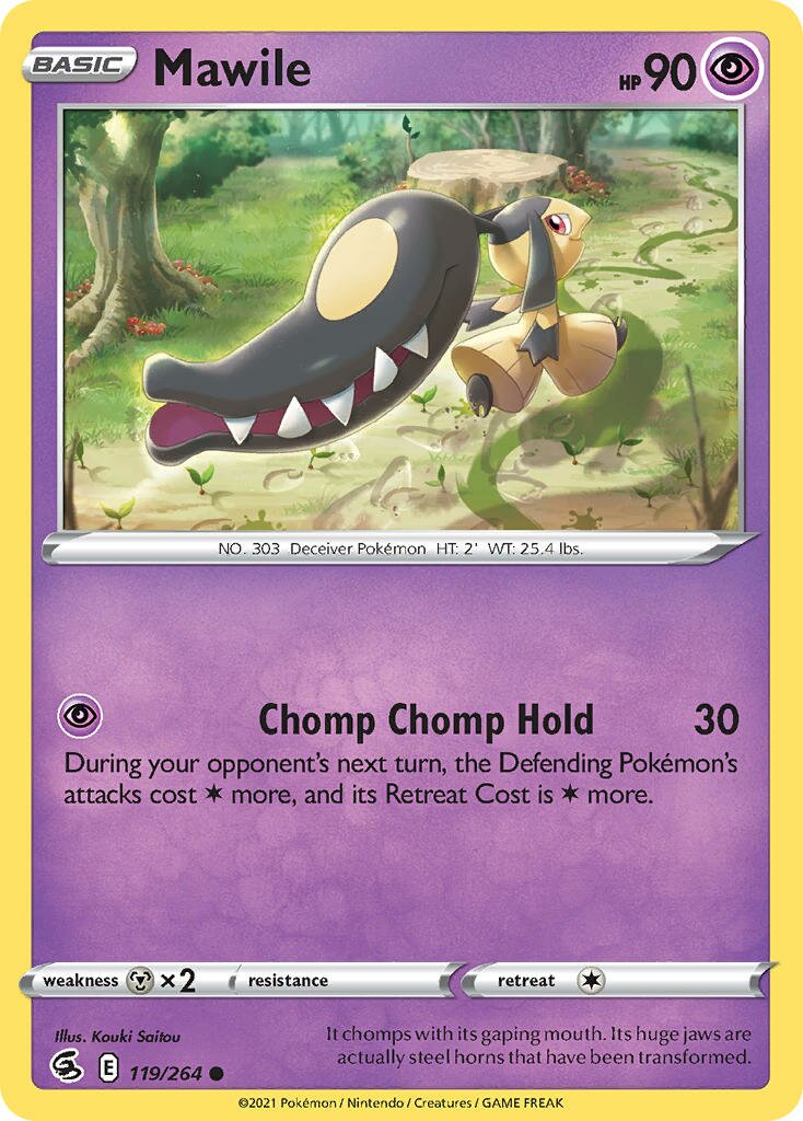 Mawile 119/264 — Fusion Strike (English Pokémon TCG card)