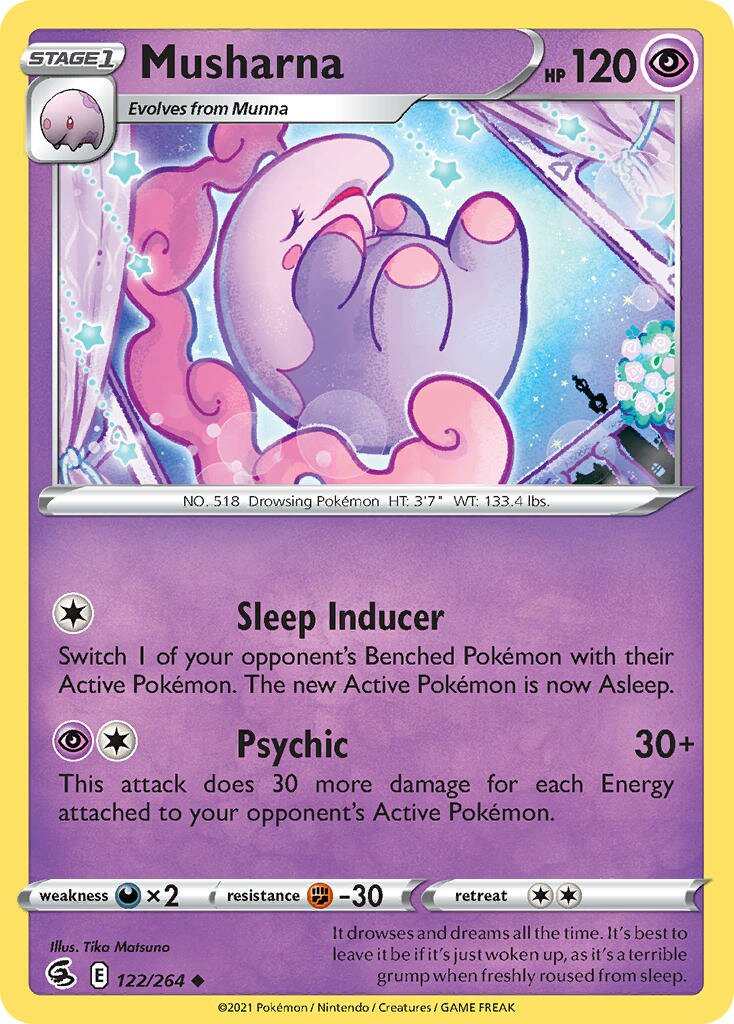 Musharna 122/264 — Fusion Strike (English Pokémon TCG card)