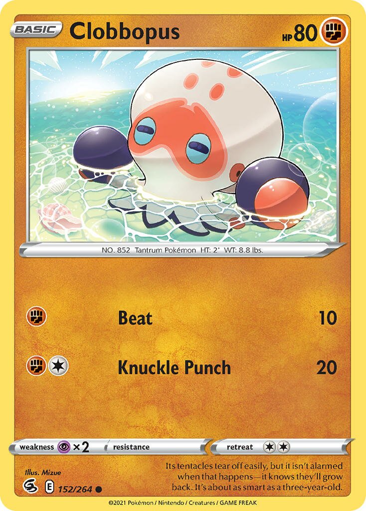 Clobbopus 152/264 — Fusion Strike (English Pokémon TCG card)