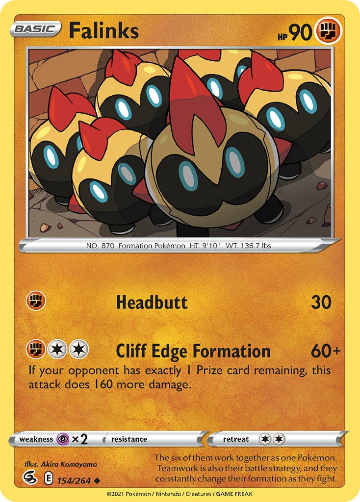 Falinks 154/264 — Fusion Strike (English Pokémon TCG card)
