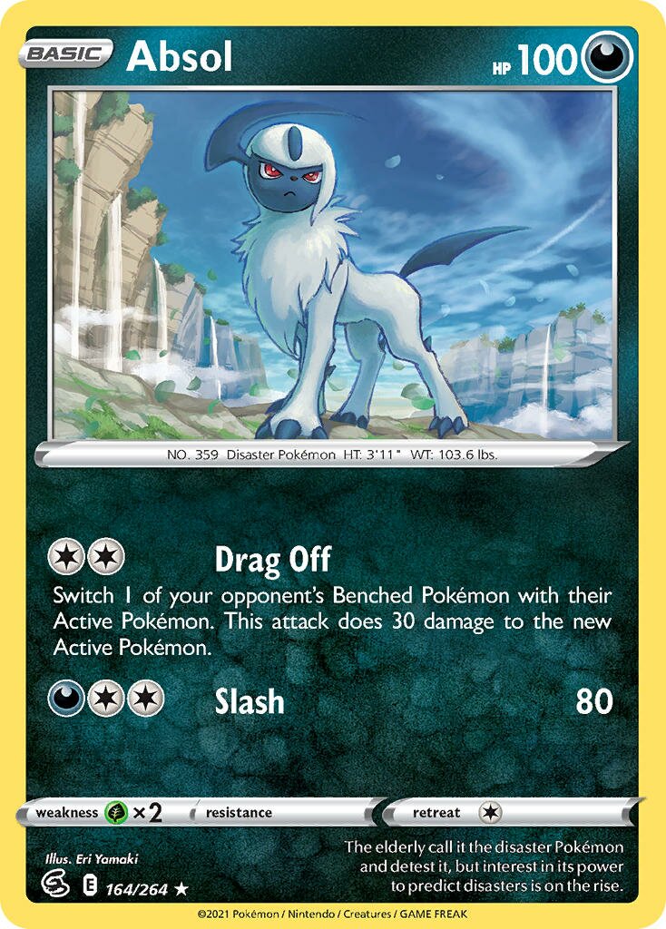 Absol 164/264 — Fusion Strike (English Pokémon TCG card)