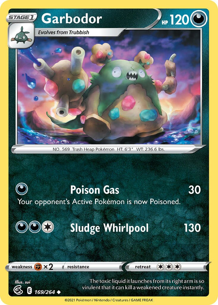 Garbodor 169/264 — Fusion Strike (English Pokémon TCG card)