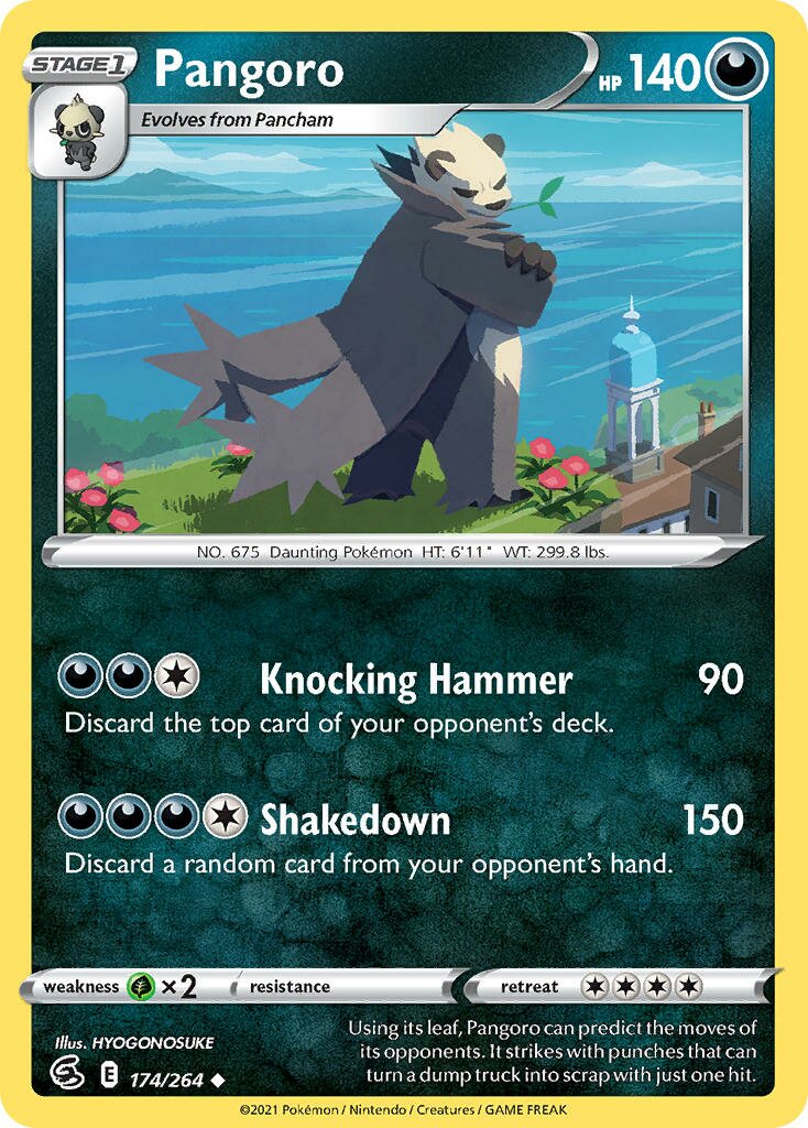 Pangoro 174/264 — Fusion Strike (English Pokémon TCG card)