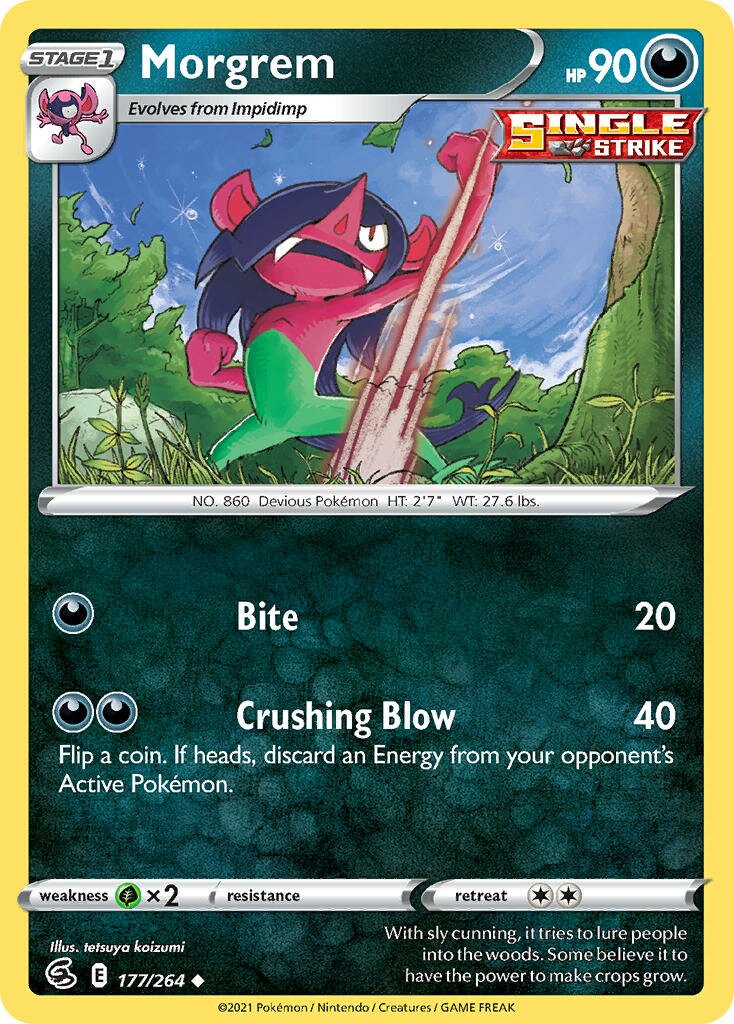 Morgrem 177/264 — Fusion Strike (English Pokémon TCG card)