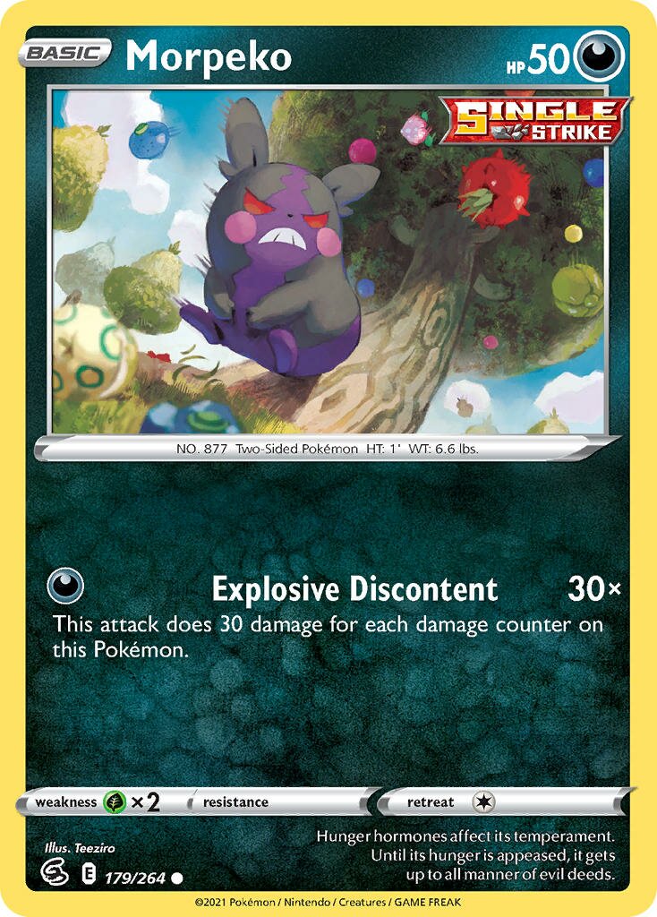 Morpeko 179/264 — Fusion Strike (English Pokémon TCG card)