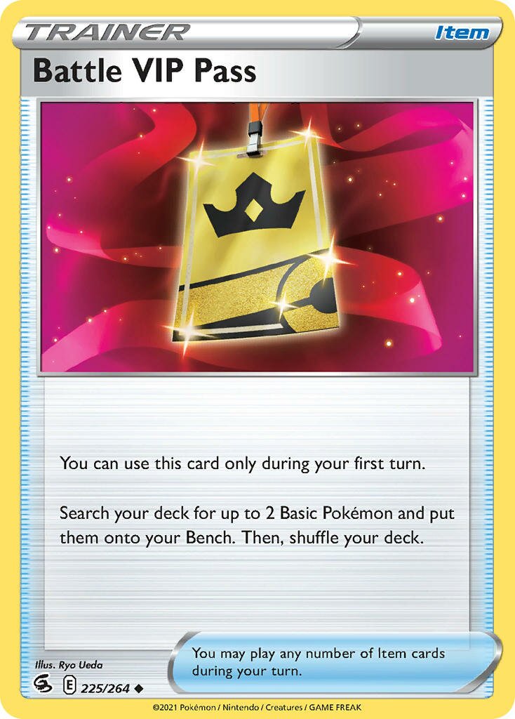Battle VIP Pass 225/264 — Fusion Strike (English Pokémon TCG card)