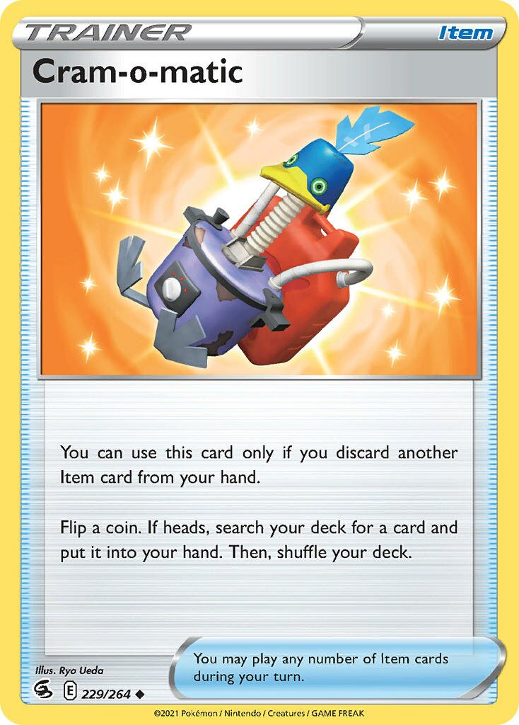Cram-o-matic 229/264 — Fusion Strike (English Pokémon TCG card)