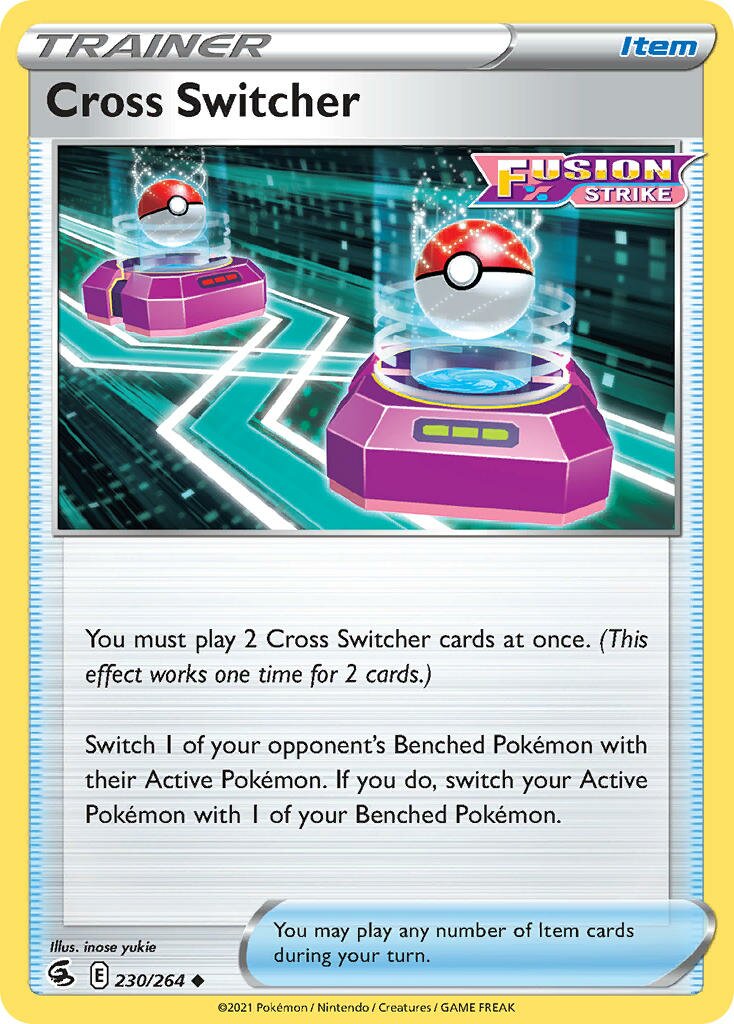 Cross Switcher 230/264 — Fusion Strike (English Pokémon TCG card)