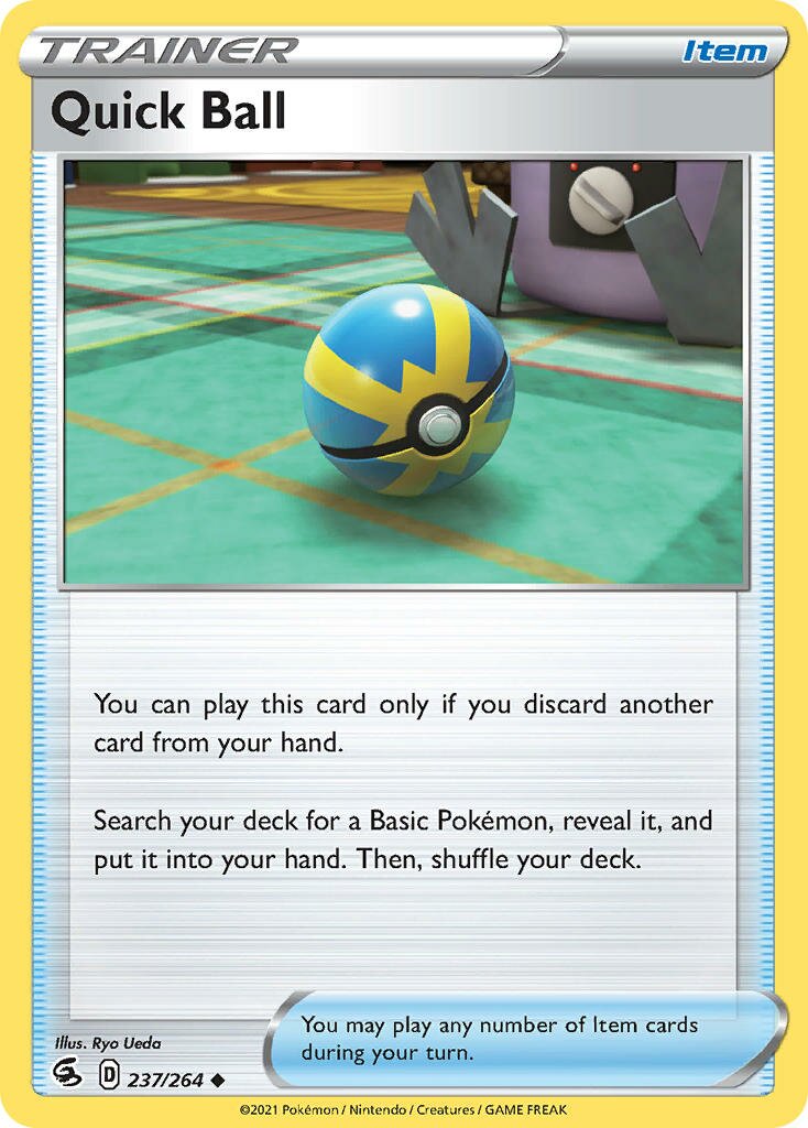 Quick Ball 237/264 — Fusion Strike (English Pokémon TCG card)