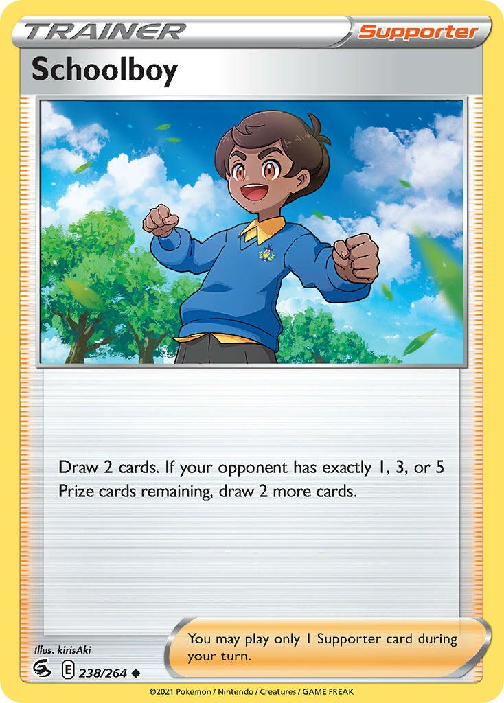 Schoolboy 238/264 — Fusion Strike (English Pokémon TCG card)
