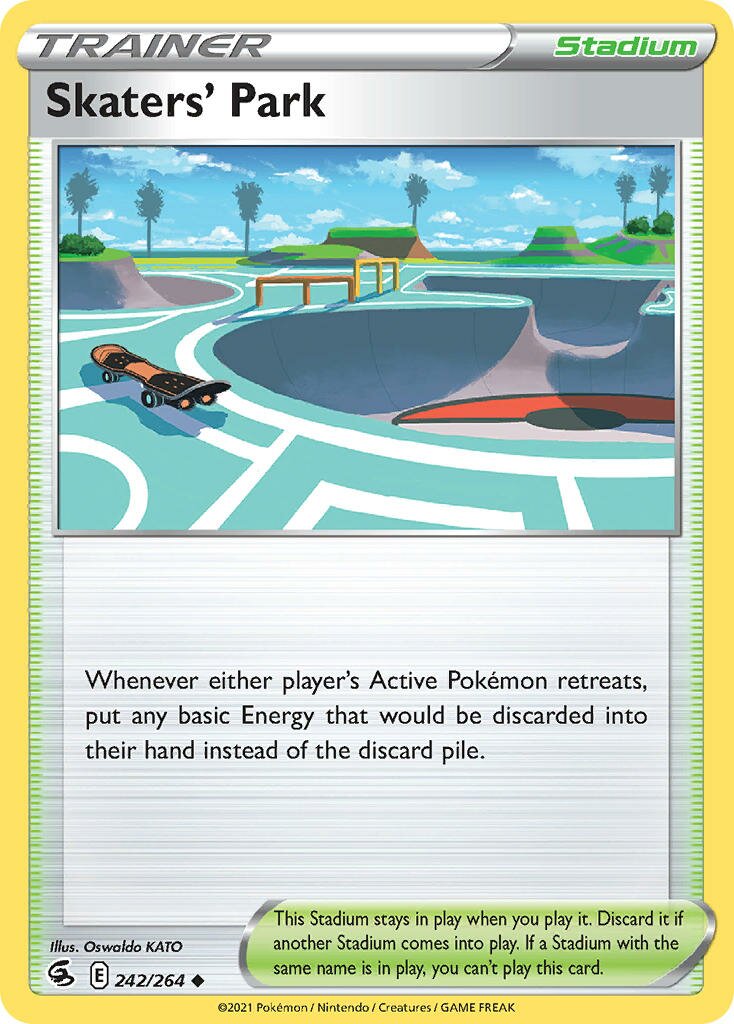 Skaters' Park 242/264 — Fusion Strike (English Pokémon TCG card)