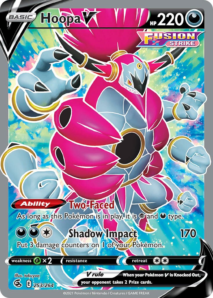 Hoopa V 253/264 — Fusion Strike (English Pokémon TCG card)