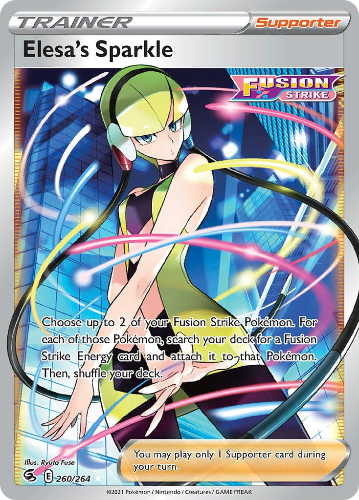 Elesa's Sparkle 260/264 — Fusion Strike (English Pokémon TCG card)