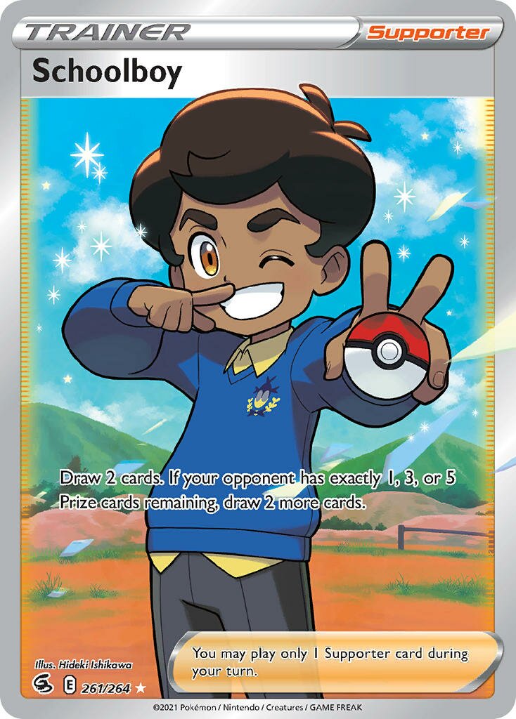 Schoolboy 261/264 — Fusion Strike (English Pokémon TCG card)