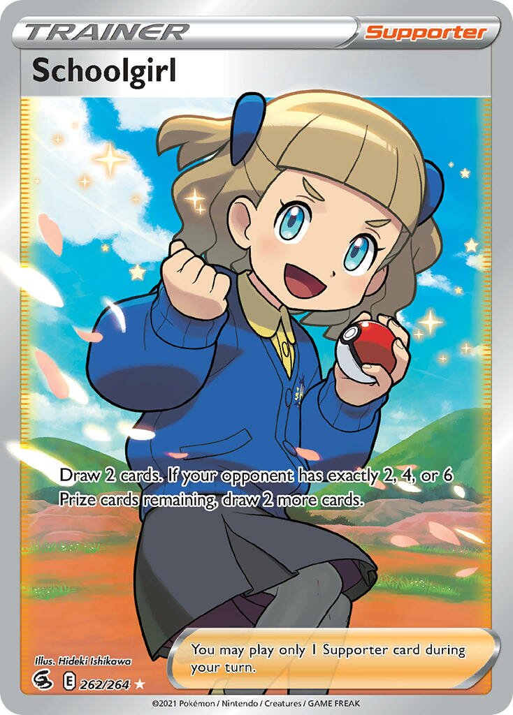 Schoolgirl 262/264 — Fusion Strike (English Pokémon TCG card)