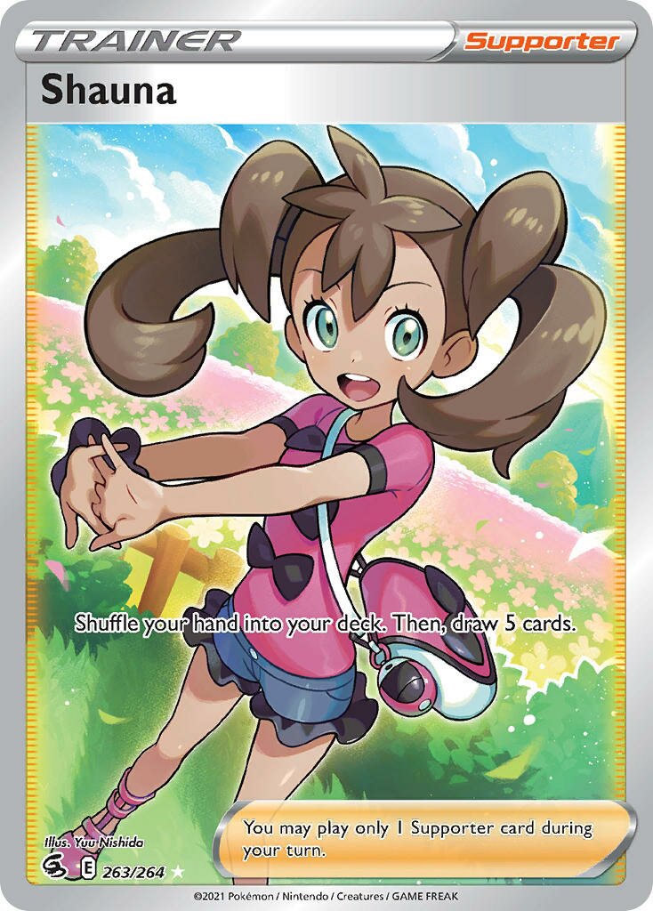 Shauna 263/264 — Fusion Strike (English Pokémon TCG card)
