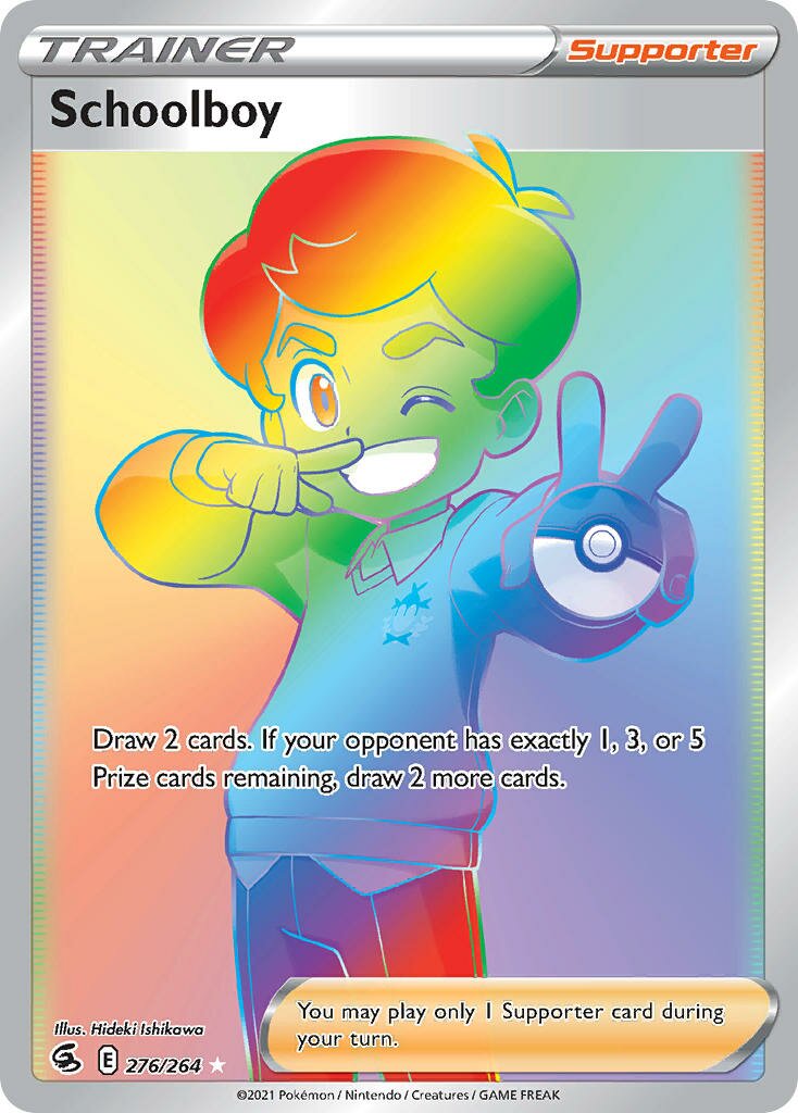 Schoolboy 276/264 — Fusion Strike (English Pokémon TCG card)