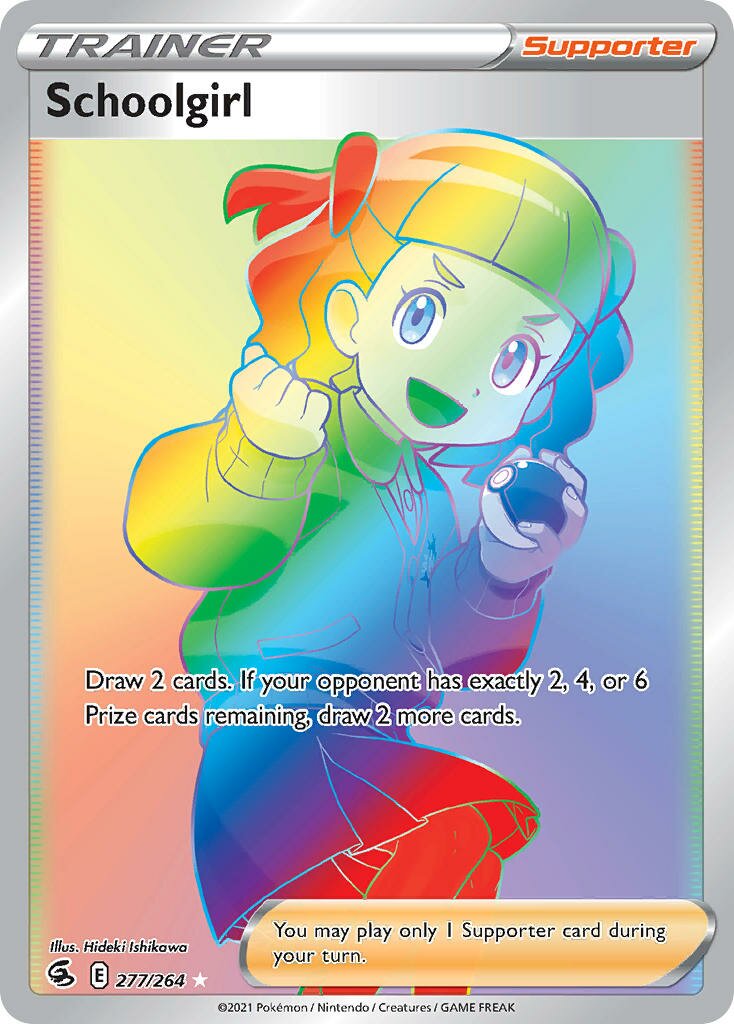 Schoolgirl 277/264 — Fusion Strike (English Pokémon TCG card)