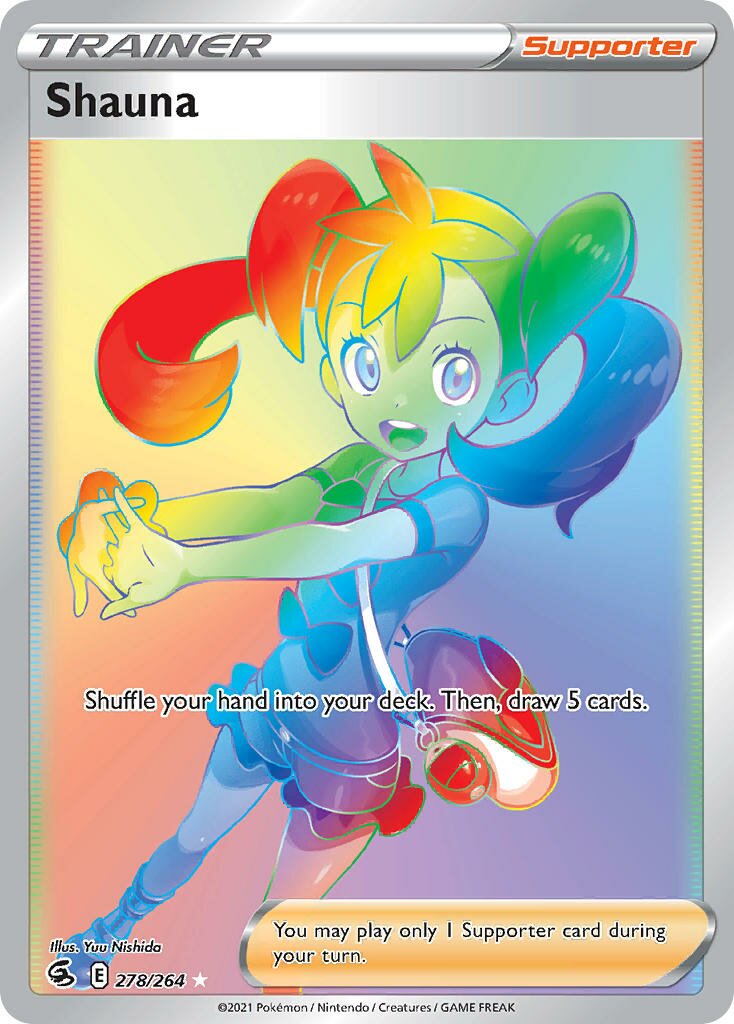 Shauna 278/264 — Fusion Strike (English Pokémon TCG card)