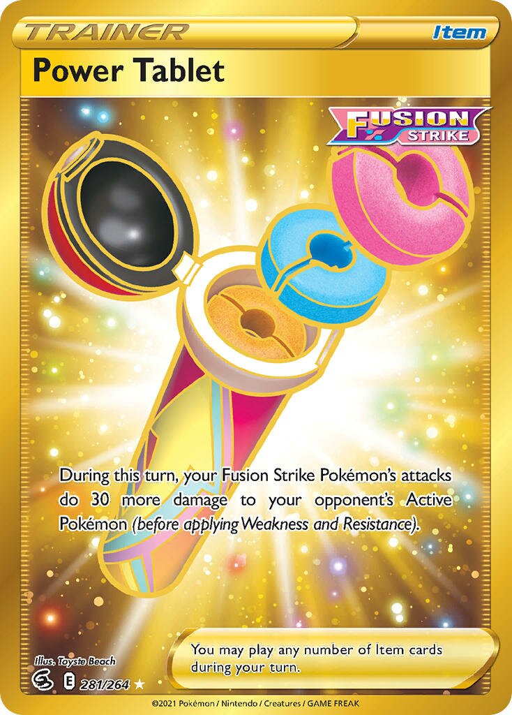 Power Tablet 281/264 — Fusion Strike (English Pokémon TCG card)