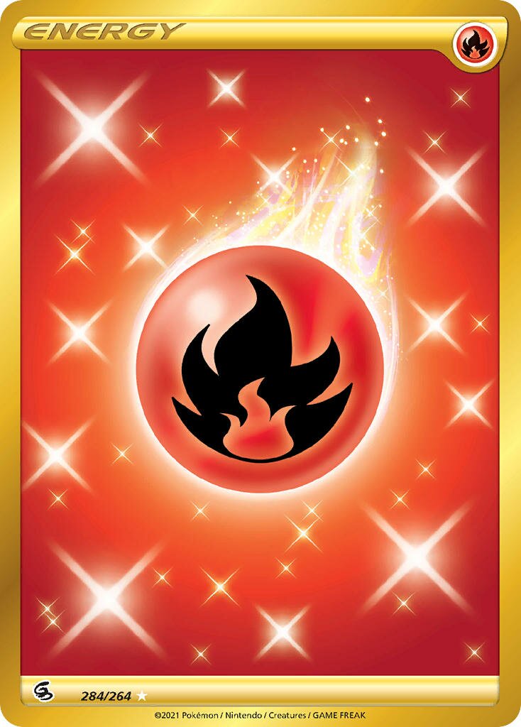 Fire Energy 284/264 — Fusion Strike (English Pokémon TCG card)